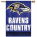 Baltimore Ravens (Ravens Country) Vertical Flag 28" X 40"